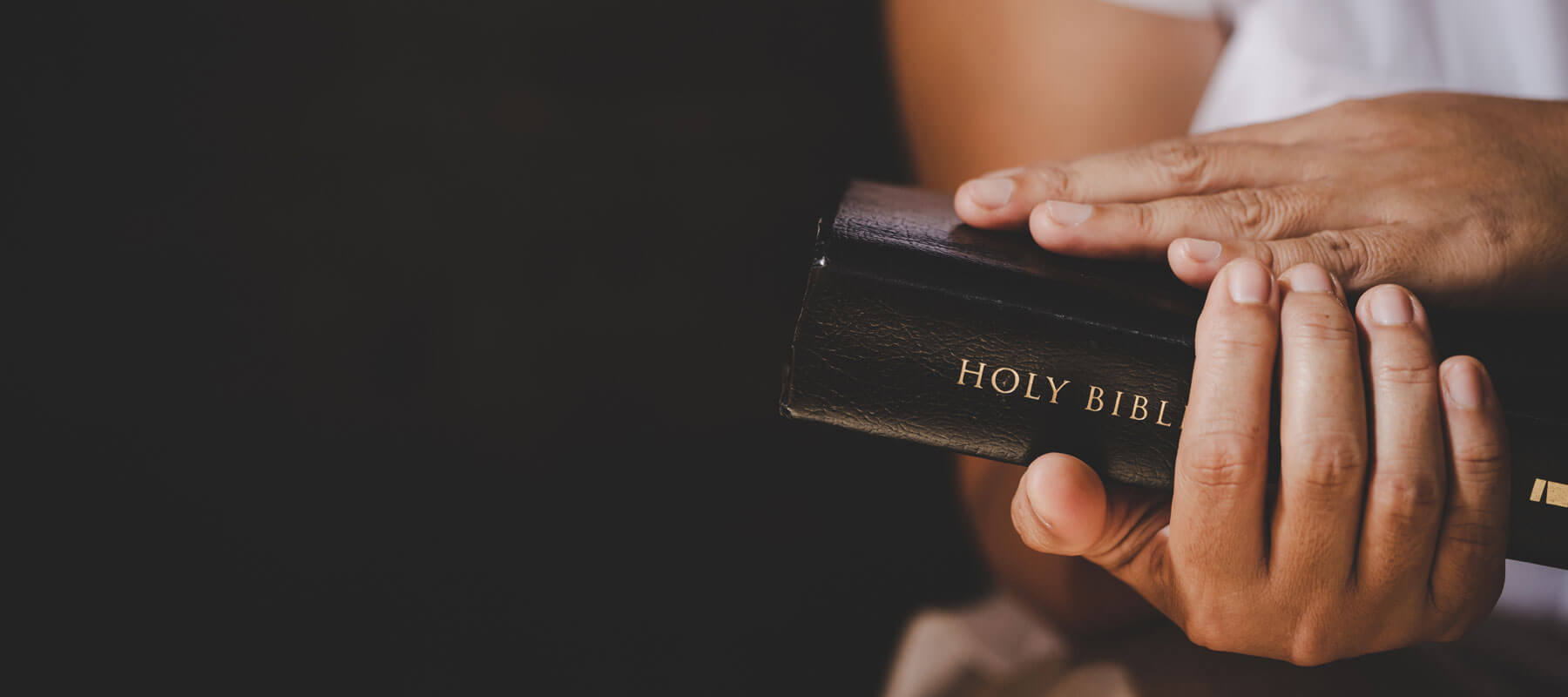 Holding Bible